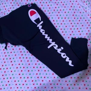 XL black Champion sweatpants/joggers.
